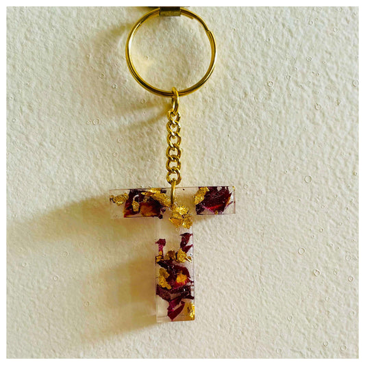 T letter keychain - beattrangi