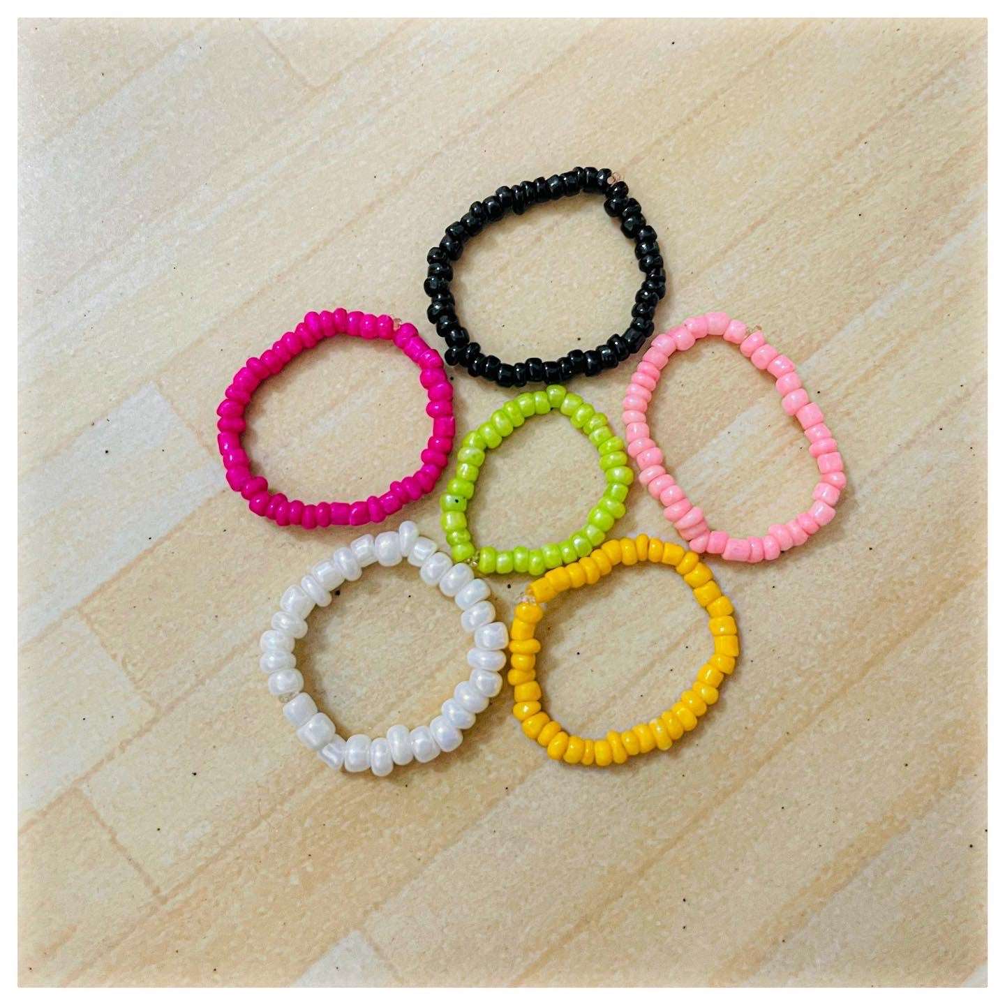 Beads Rings Combo - beattrangi