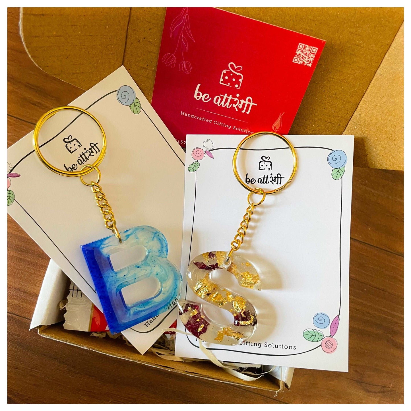 Alphabet Keyring Combo