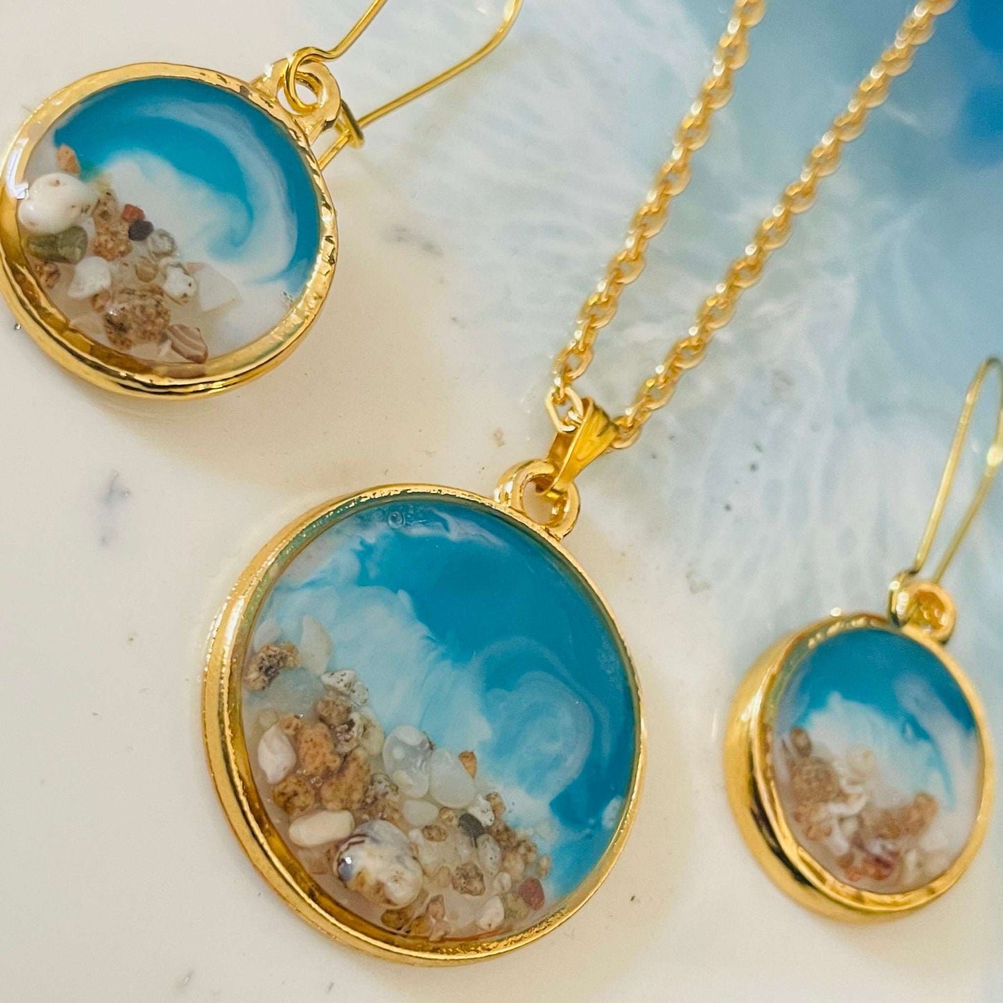 Pendant Set-Beach Love