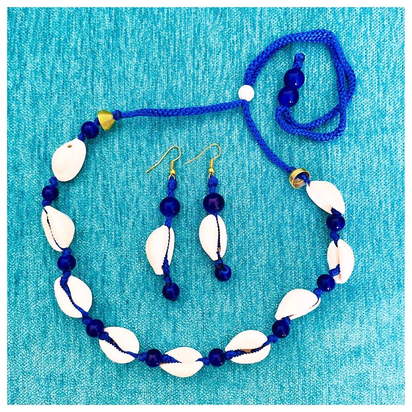 Blue Beach Choker Set - beattrangi