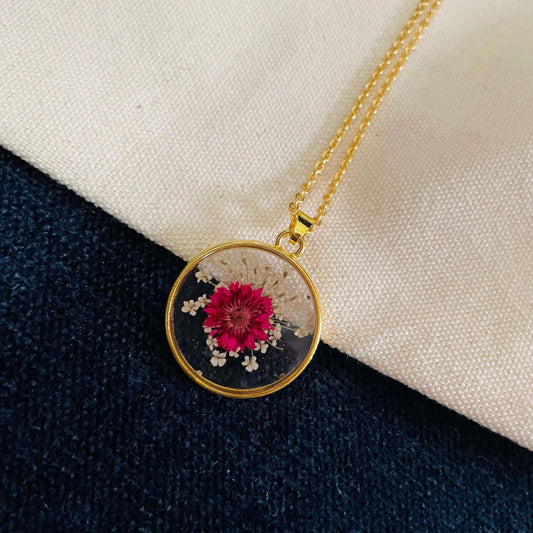 Lace Sunflower Pendant