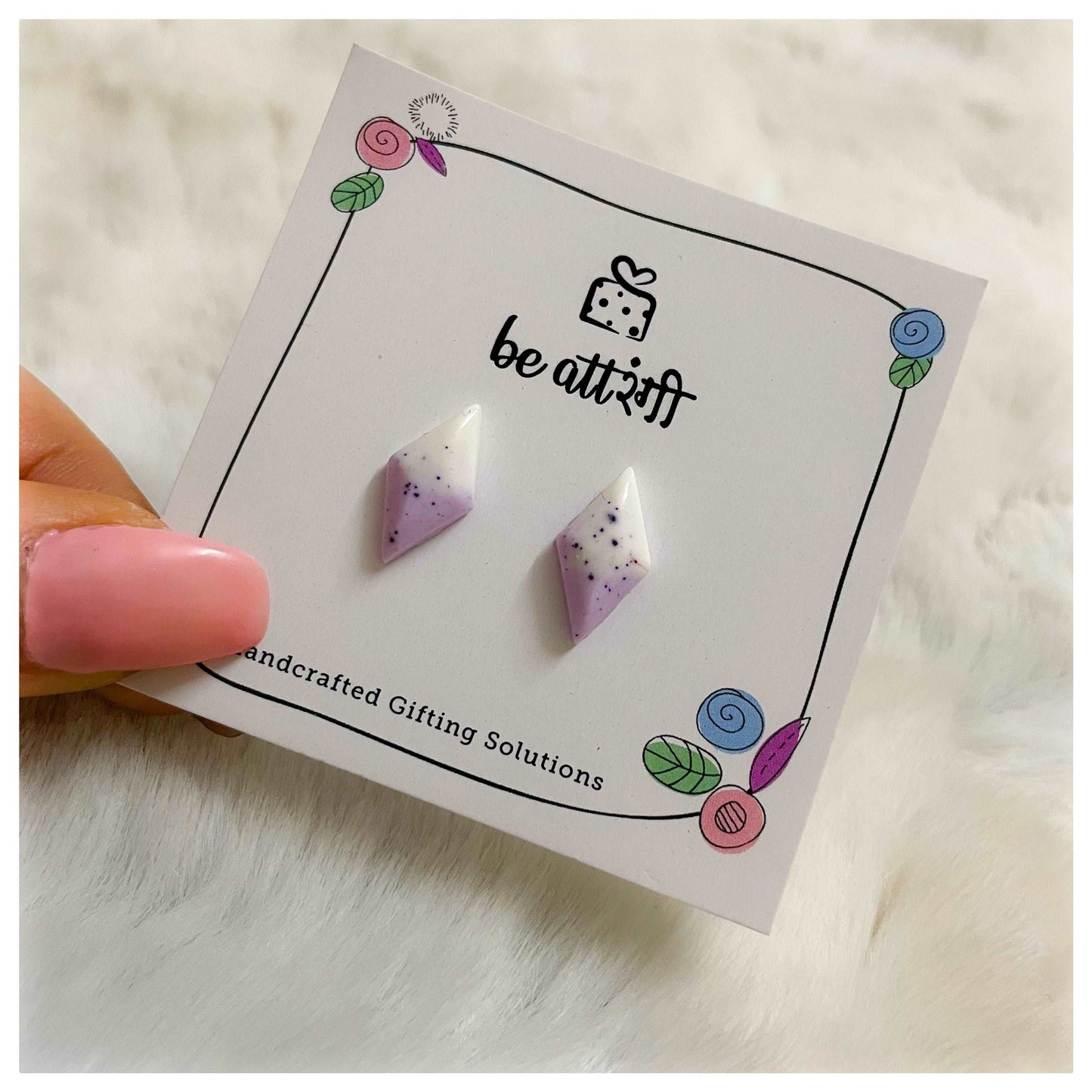 10 Pair Resin Stud Earrings Combo - beattrangi