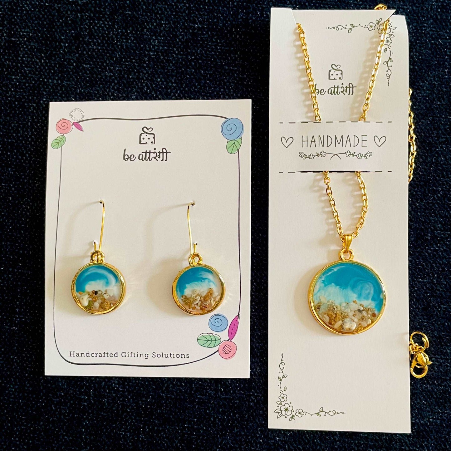 Pendant Set-Beach Love