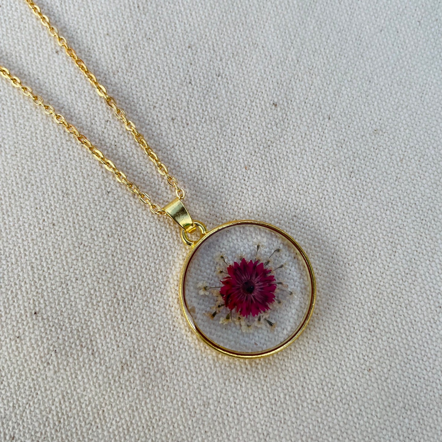 Lace Sunflower Pendant