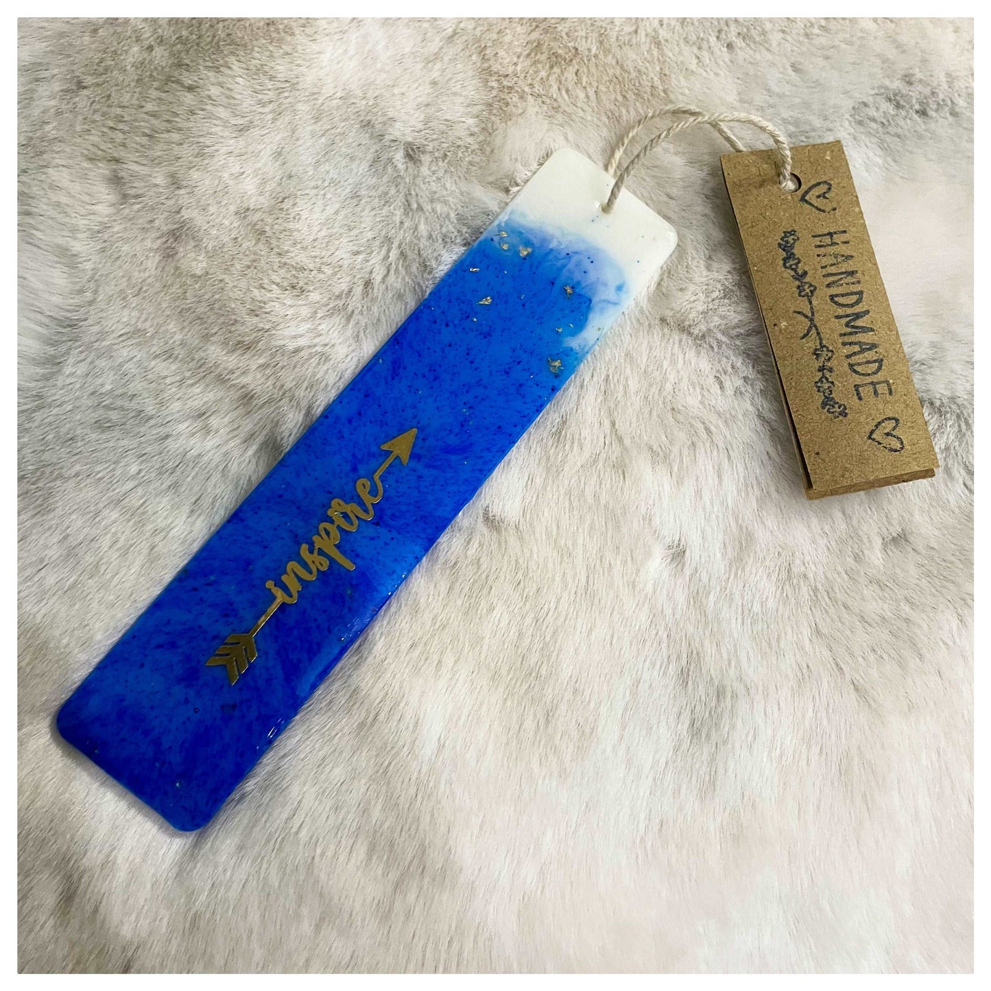 Blue Inspire Bookmark - beattrangi