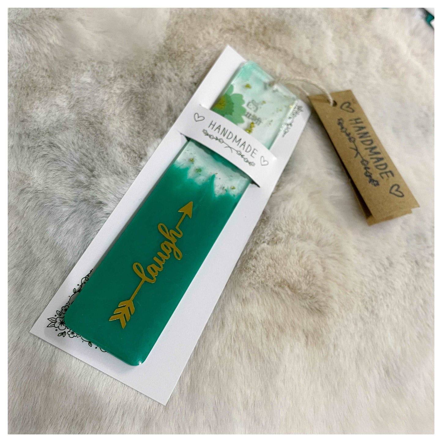 Floral Laugh Bookmark - beattrangi