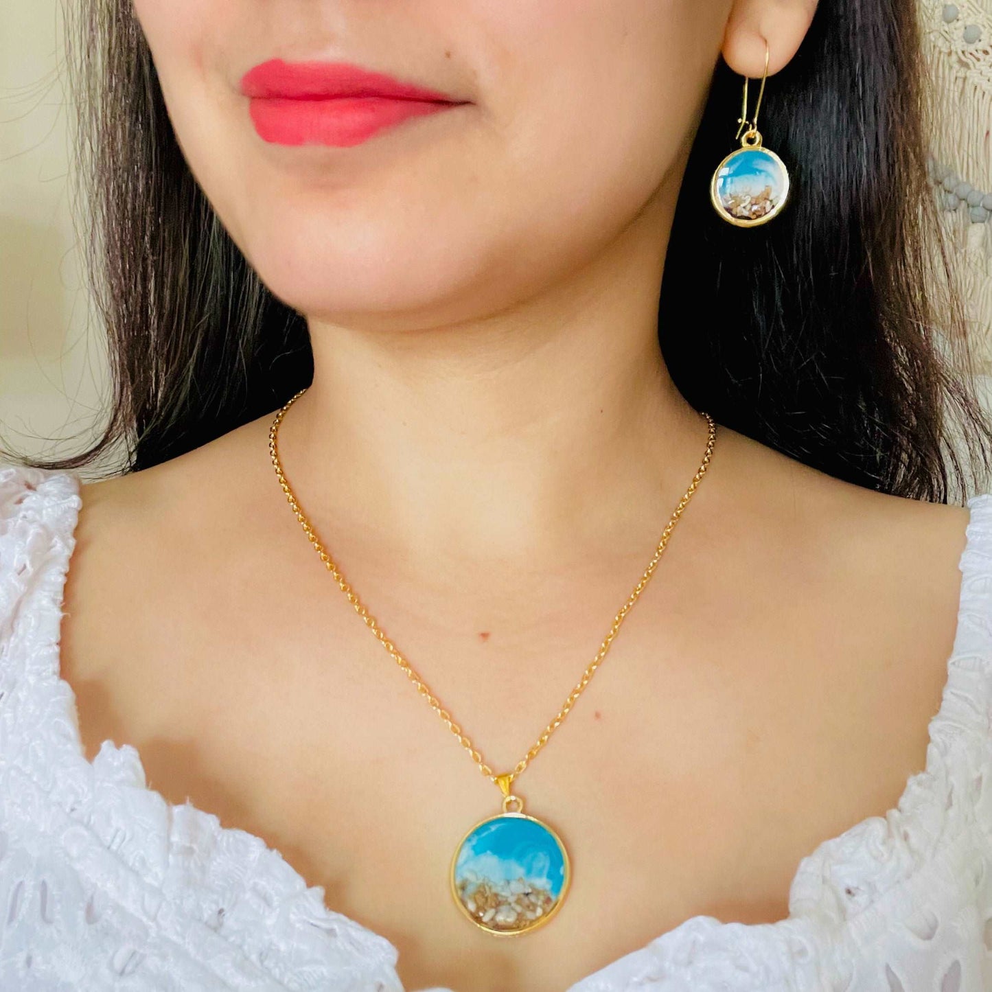 Pendant Set-Beach Love
