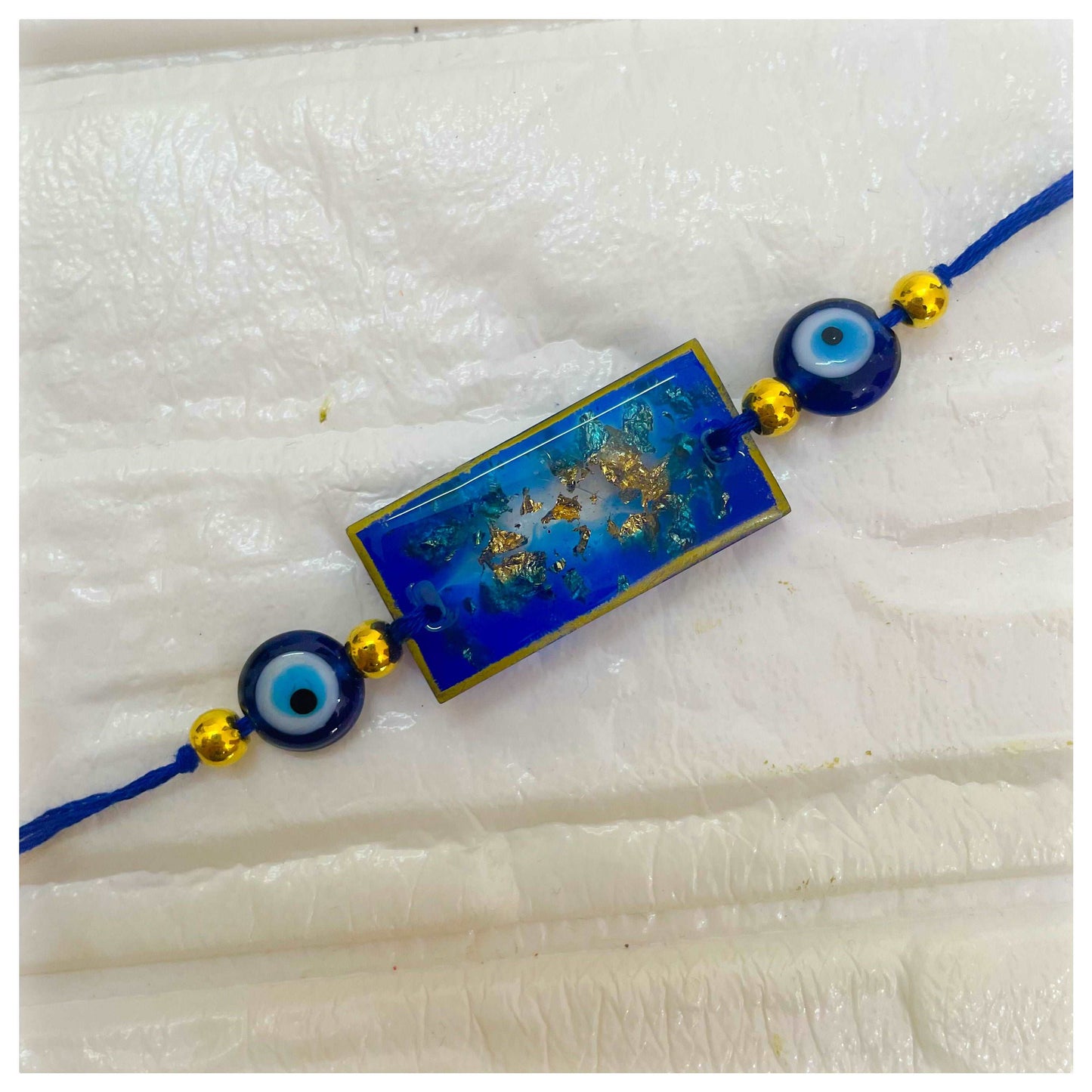 Evil Eye Blue Bhai Rakhi - beattrangi