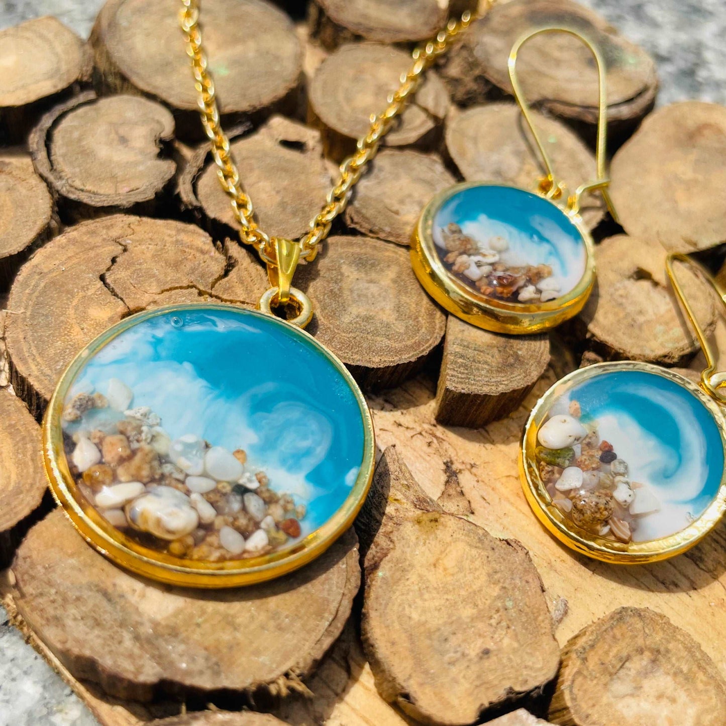 Pendant Set-Beach Love