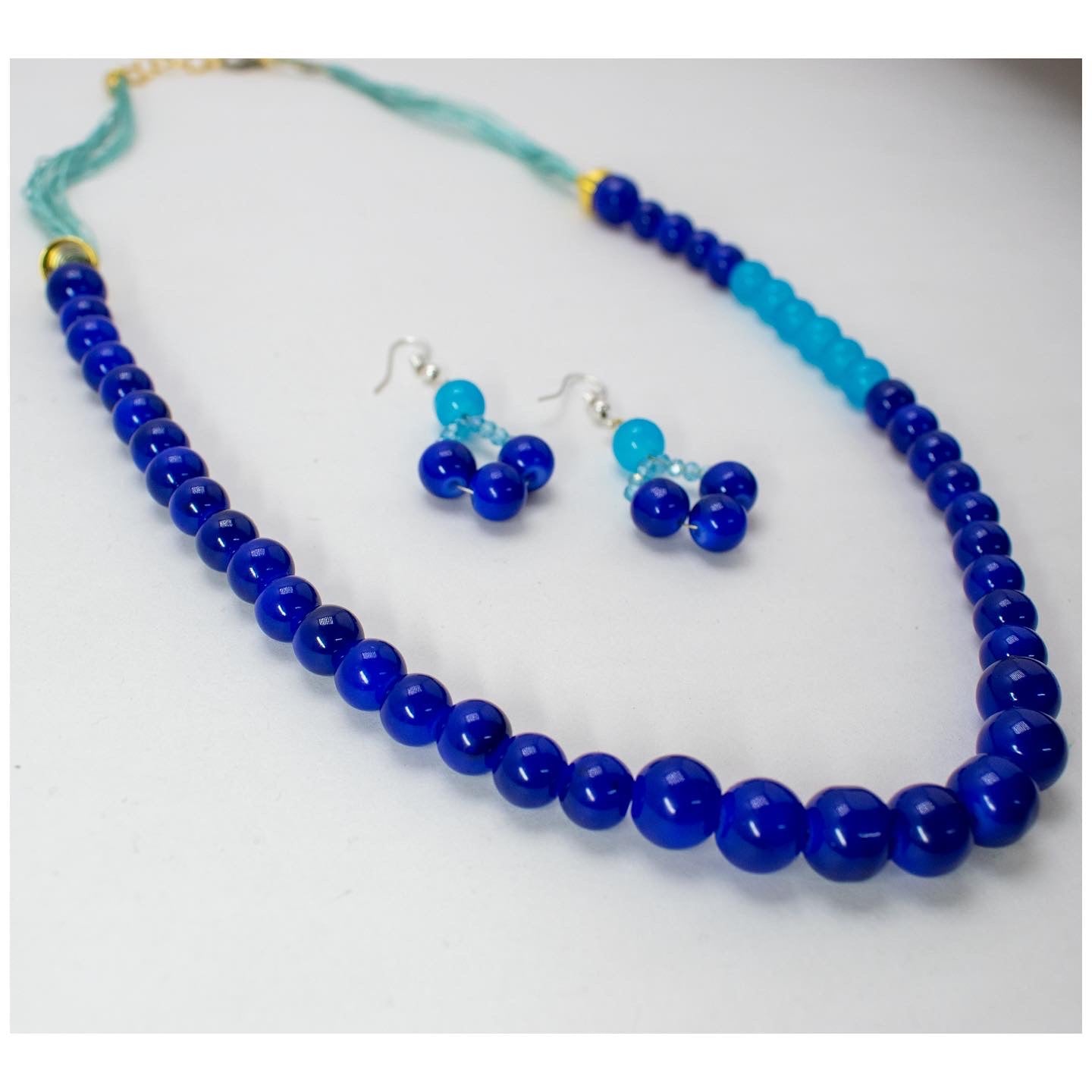 Blue Distraction Mala Set - beattrangi