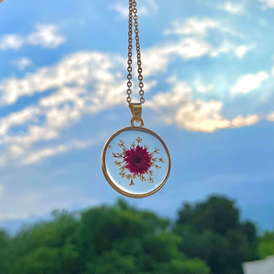 Lace Sunflower Pendant