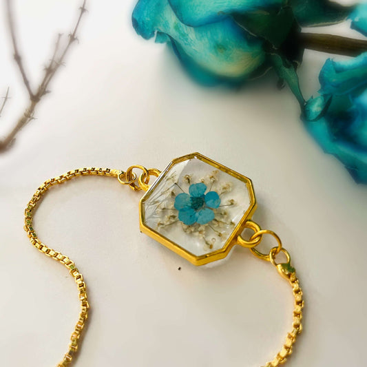 Blue Plum Blossom Bracelet