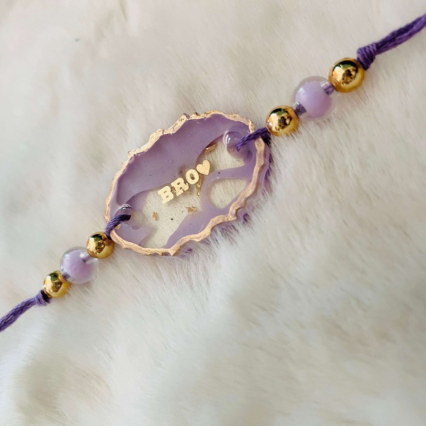 Lavender BRO Rakhi