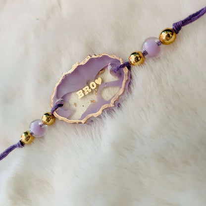 Lavender BRO Rakhi