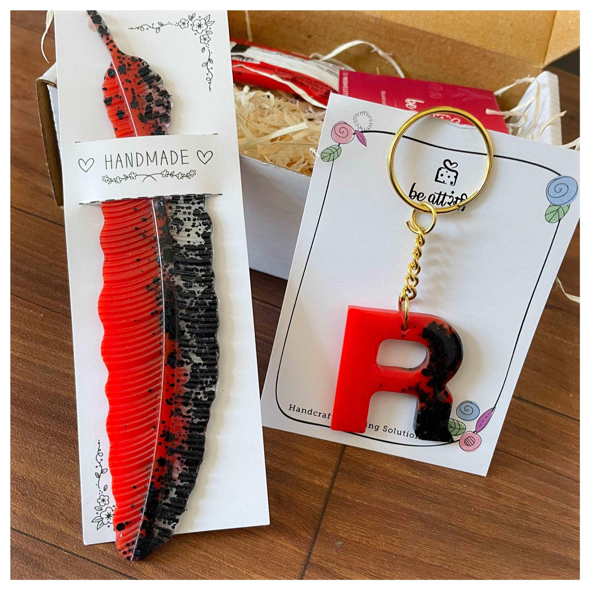 Bookmark Keyring Hamper