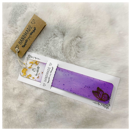 Lavender Butterfly Bookmark - beattrangi