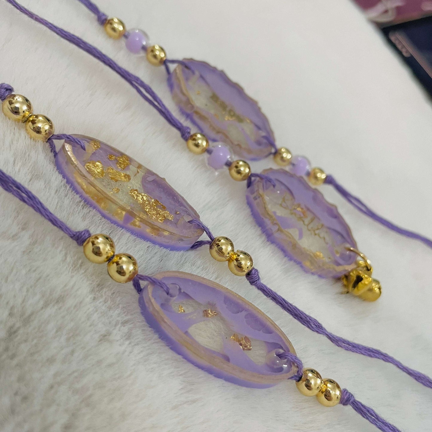 Lavender BRO Rakhi