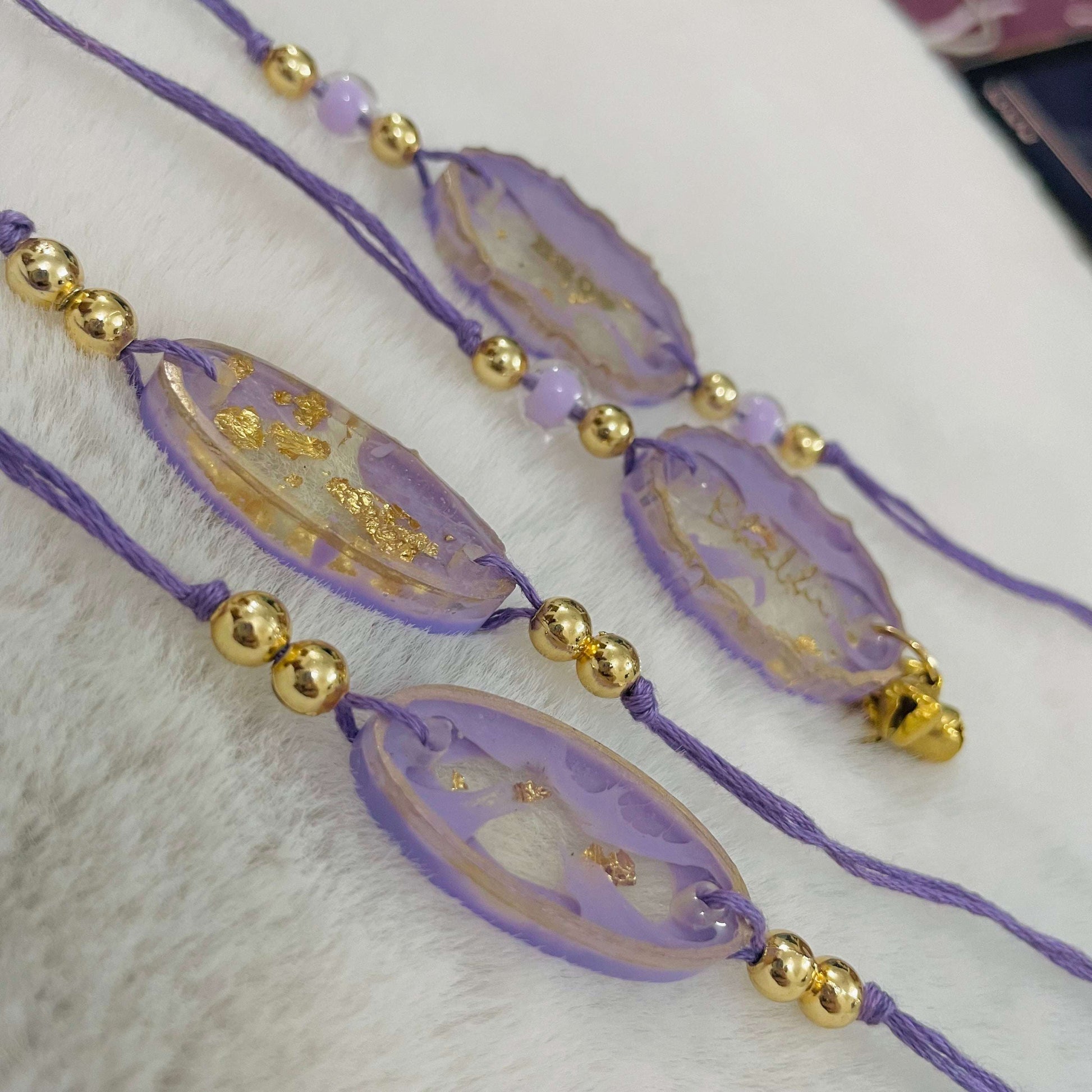 Lavender BRO Rakhi