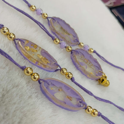 Lavender BRO Rakhi