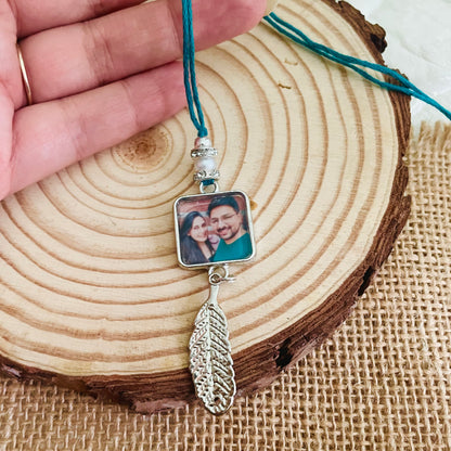 Photo Customised Rakhi for Bhai Bhabhi