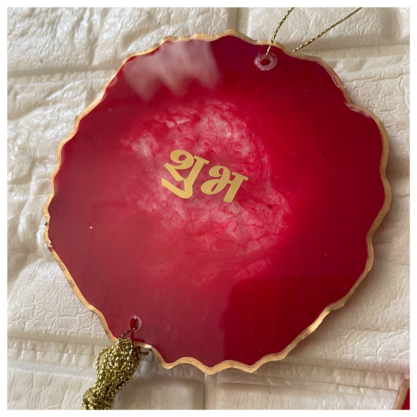 Red Ganesha Pooja Thali Combo - beattrangi