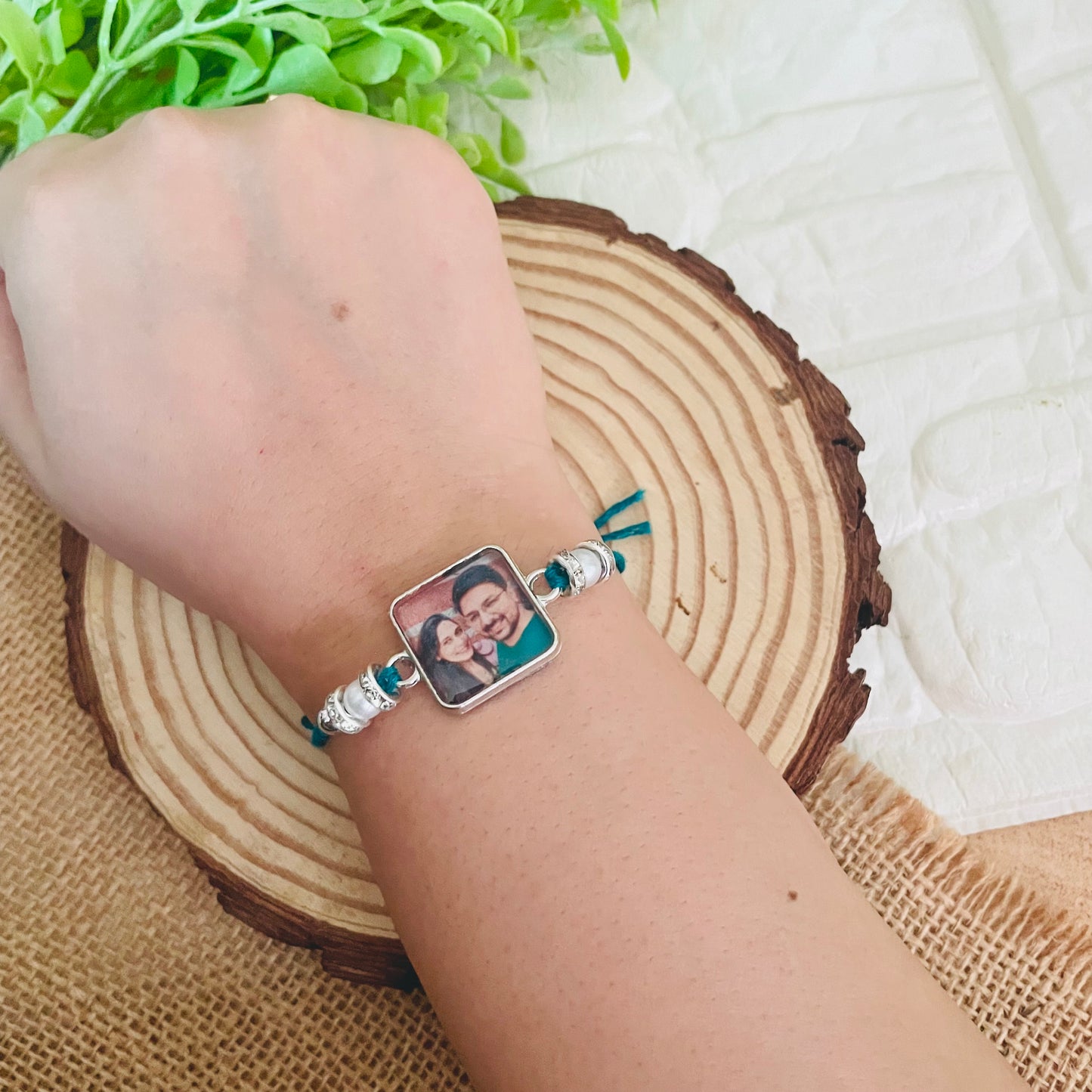 Photo Customised Rakhi for Bhai Bhabhi