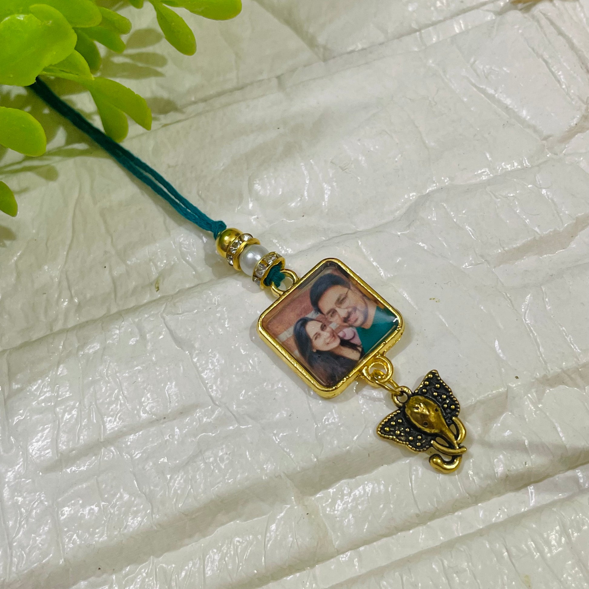 Photo Personalised Bhai Bhabhi Rakhi