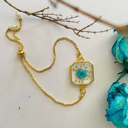 Blue Plum Blossom Bracelet