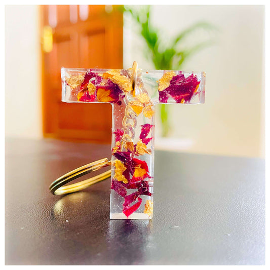 T letter keychain - beattrangi