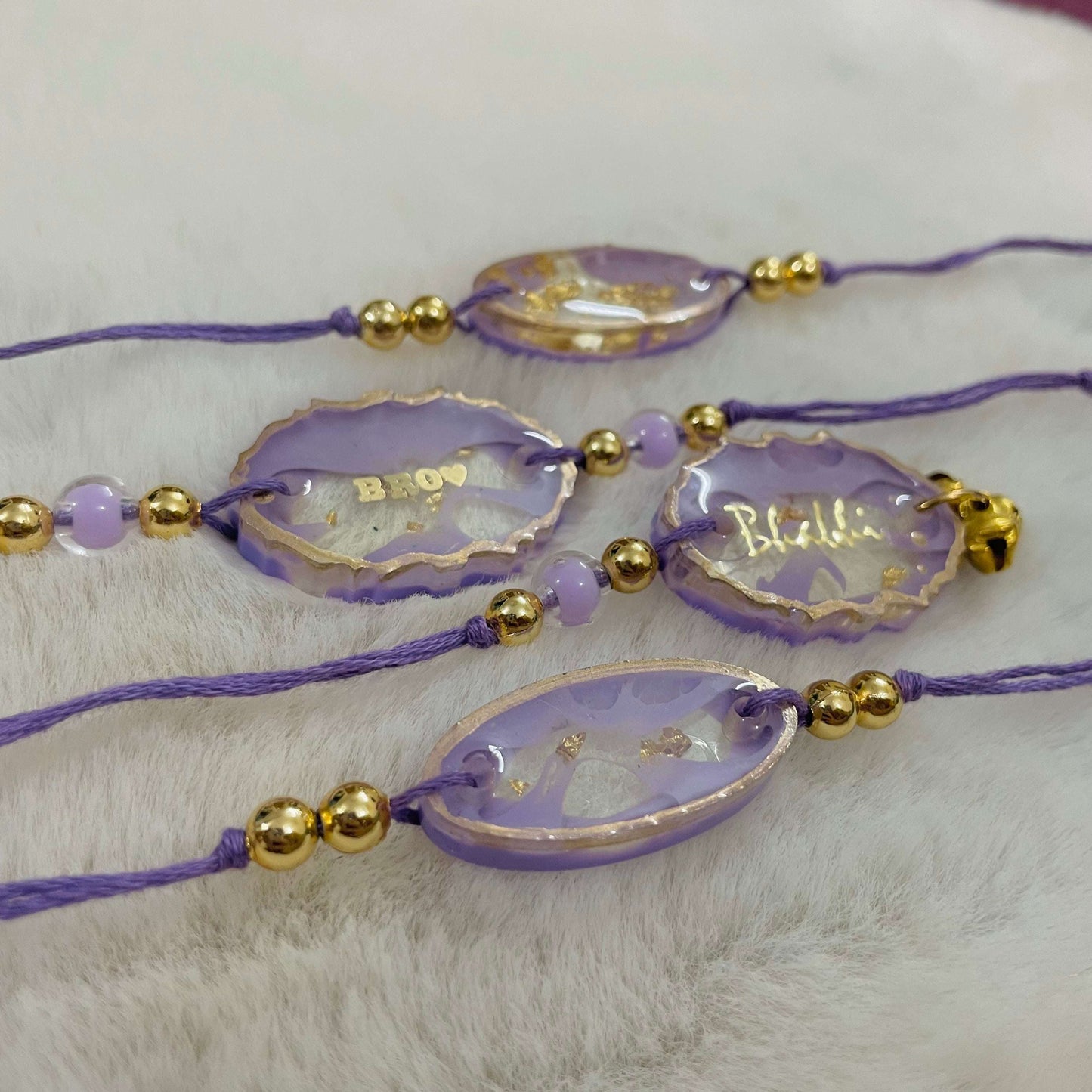 Lavender BRO Rakhi