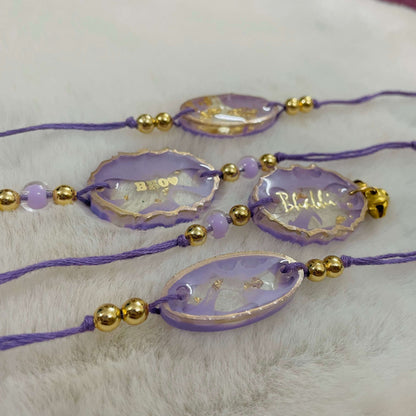 Lavender BRO Rakhi