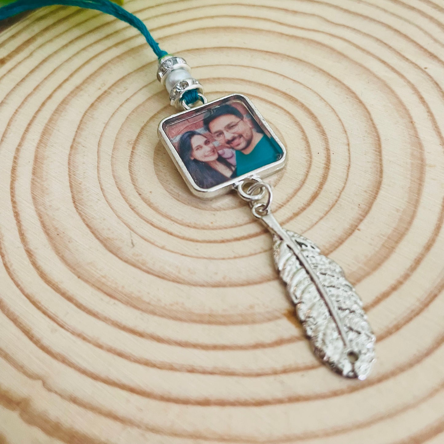 Photo Customised Rakhi for Bhai Bhabhi
