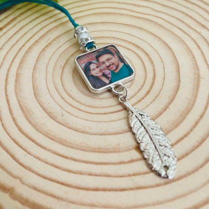 Photo Customised Rakhi for Bhai Bhabhi