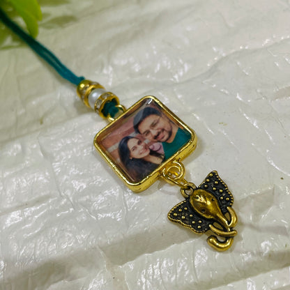 Photo Personalised Bhai Bhabhi Rakhi