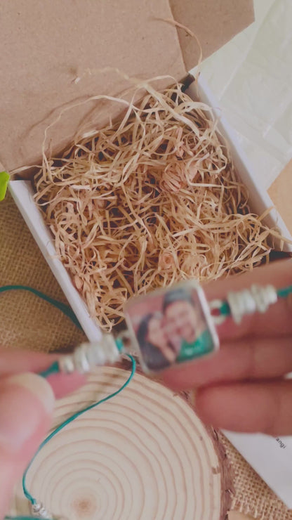 Photo Customised Rakhi for Bhai Bhabhi